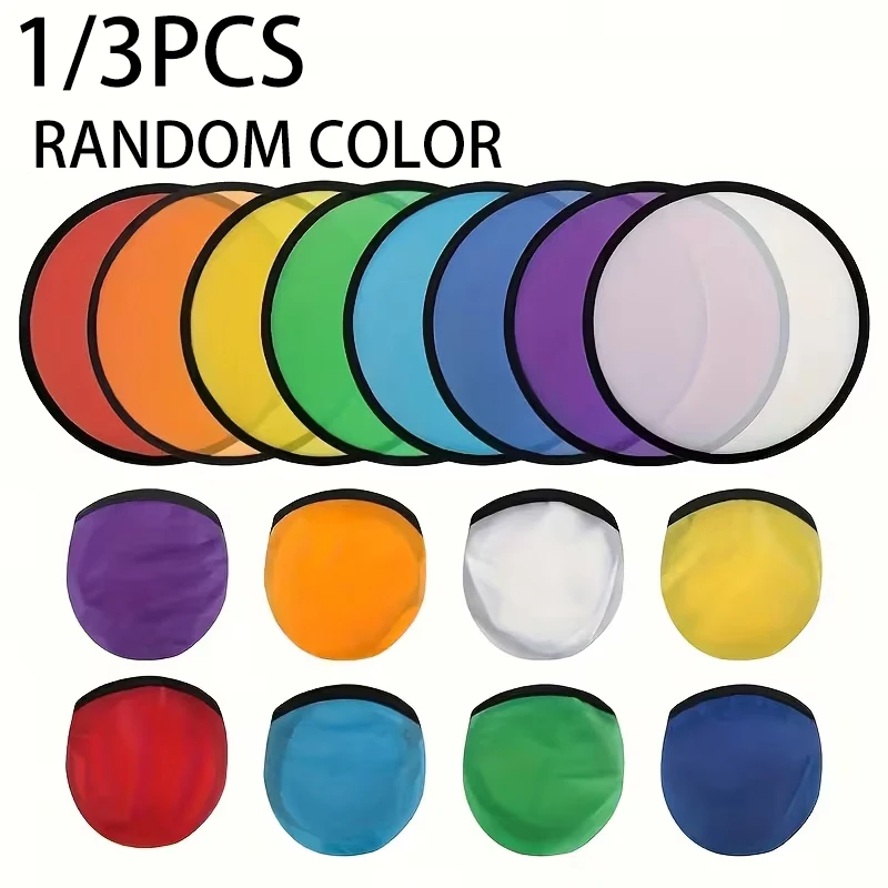 Ventilador plegable tipo frisbee colorido, ventilador portátil adecuado para exteriores, deportes, fiestas en la playa y uso doméstico, un gran regalo de verano.