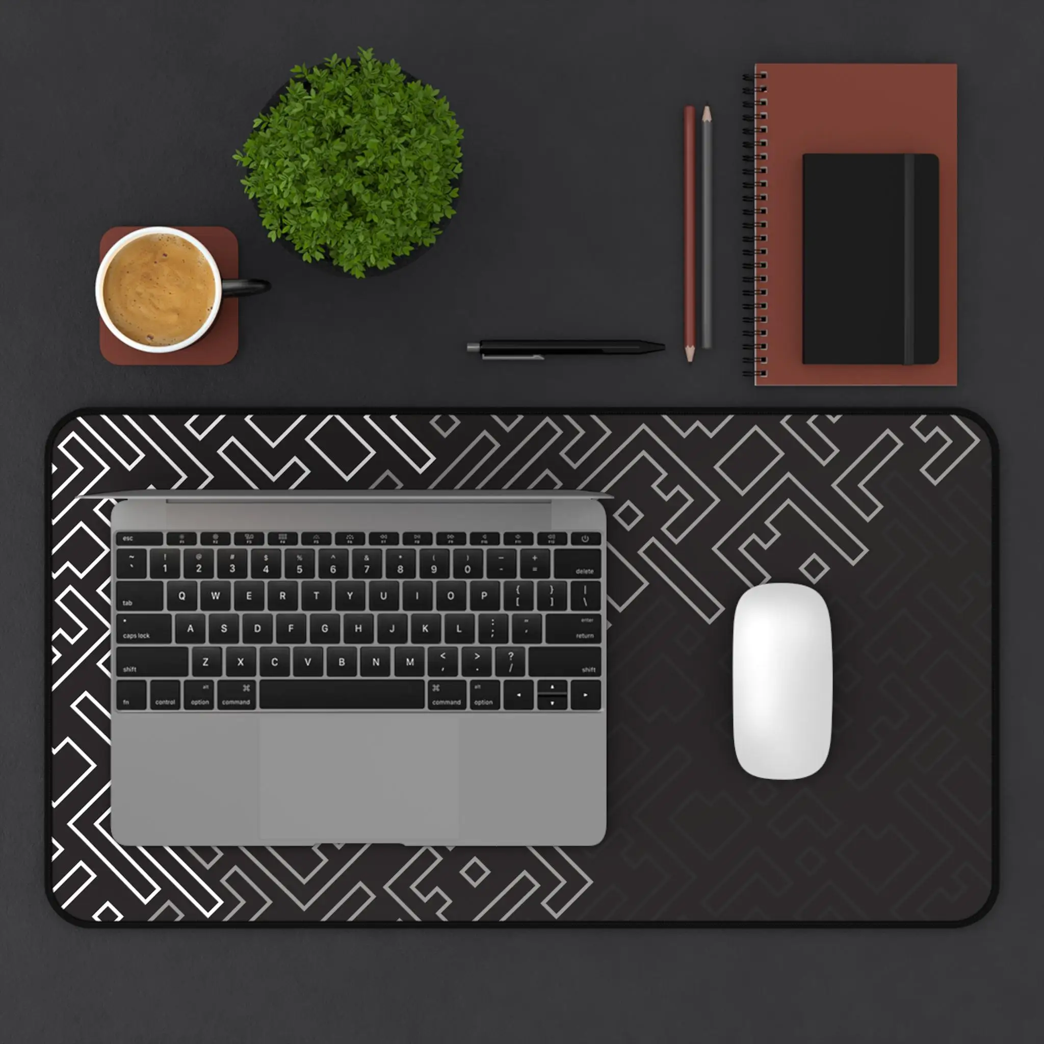 Abstract stripe pattern Mausepad black Desk Mat Gaming Mat Pad on The Table Office Gamer Accessories Keyboard Mat XXL Mouse Pad