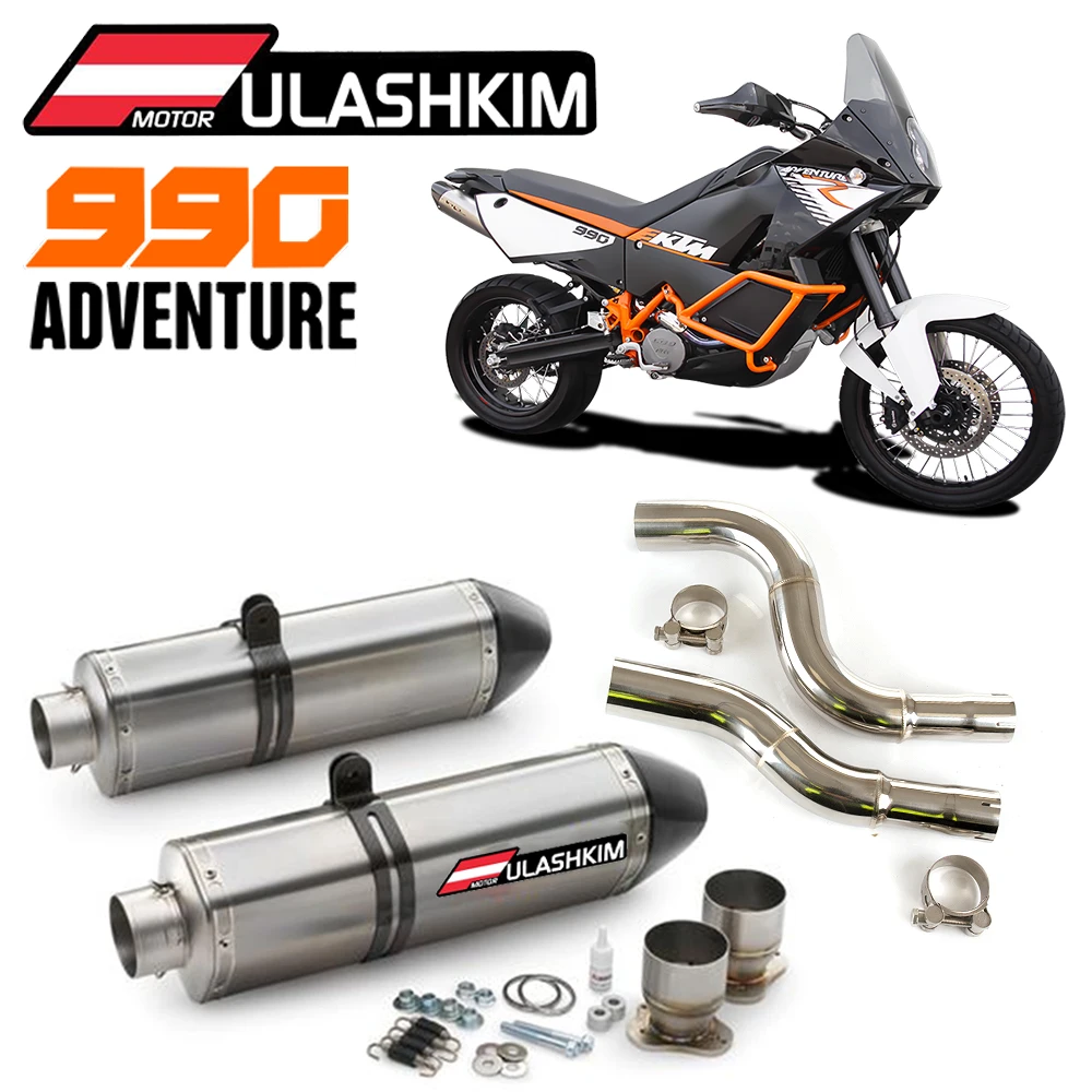 Motorcycle Exhaust Kit With Link Pipe 990 Adventure  Adventure R 2006 To 2012