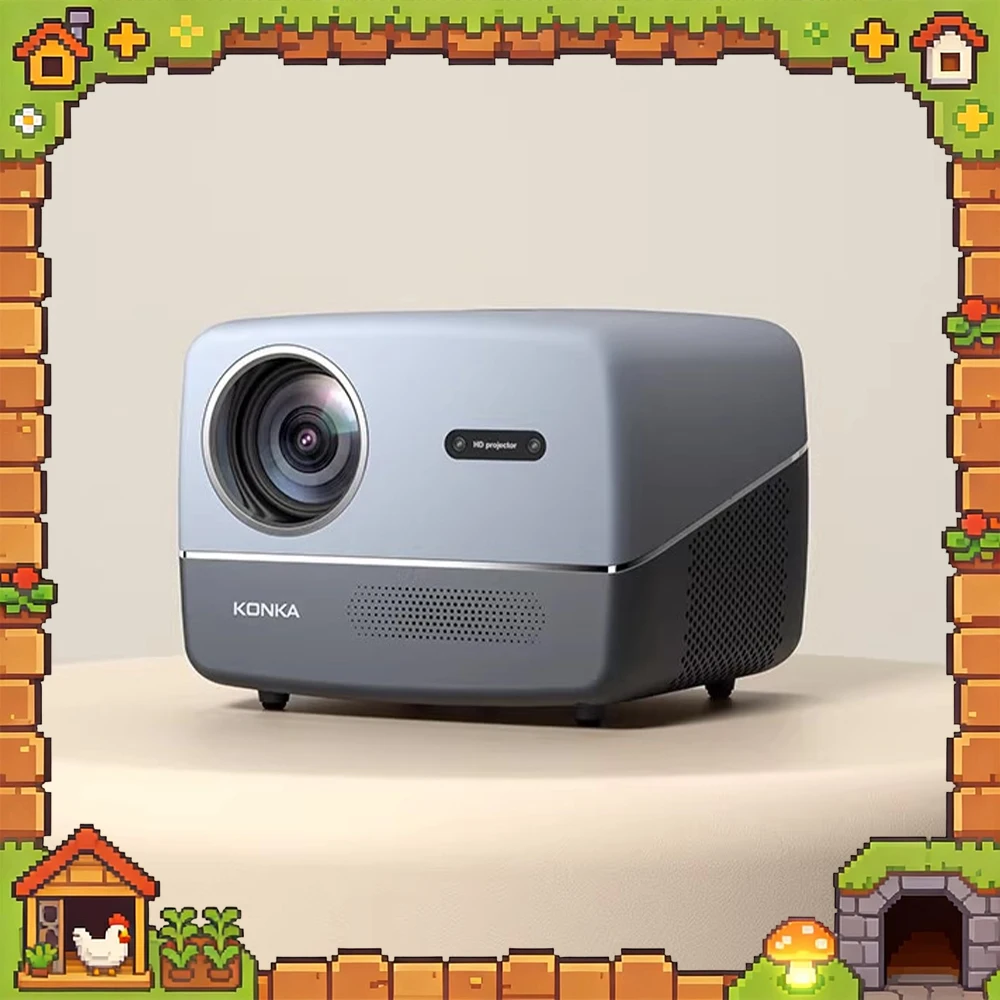 KONKA E20Pro Projector 1080P 400CVIA Lumens Contrast Projectors Support Four-Way Correction Autofocus Support WIFI Bluetooth