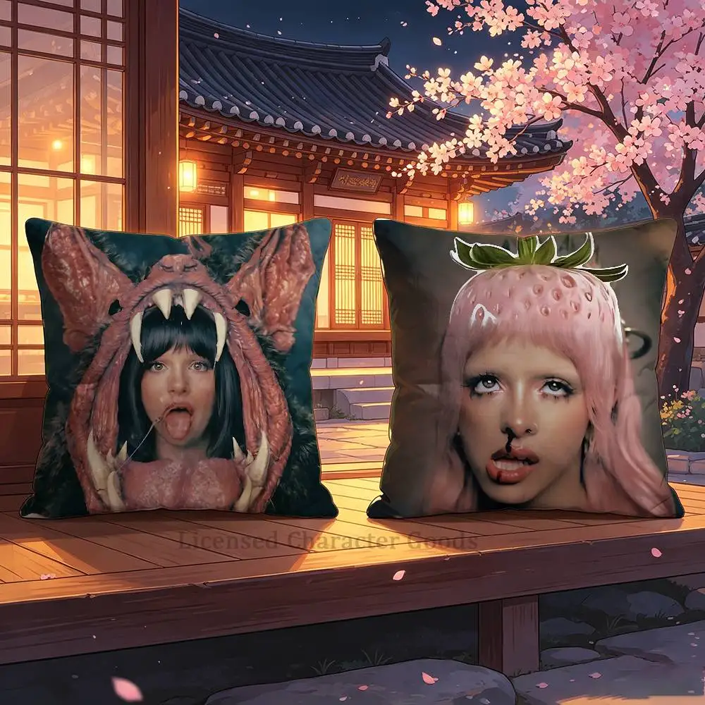 M-Melanie M-Martinez HADES SACRIFICE Pillow Cover Polyester Square Cushion Case 45 cm Decorative for Home Couch Bed Car Decor