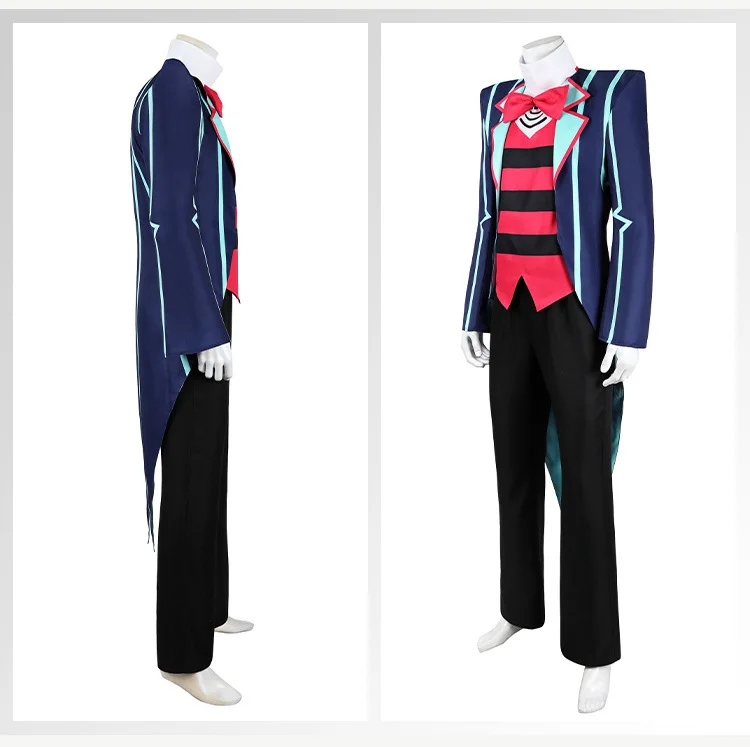 جديد أنيمي فوكس هازبين تأثيري حلي التلفزيون الشيطان موحدة فندق كوس دعوى هالوين كرنفال دور اللعب حفلة مخيف الزي مجموعة #3