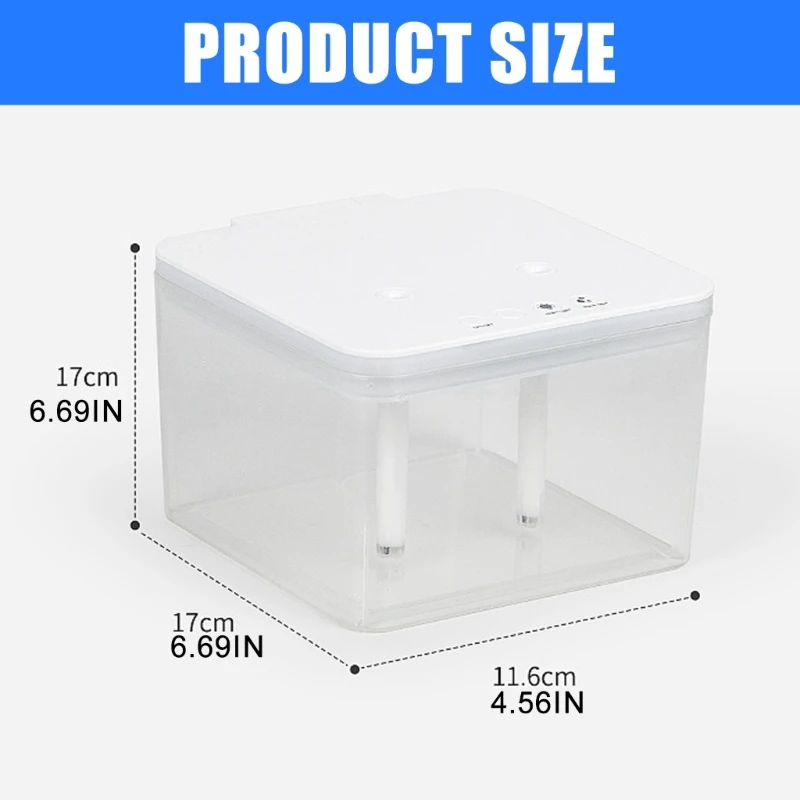 Humidificateur d'air 4L, capacité, Double buse, diffuseur brouillard lourd, température