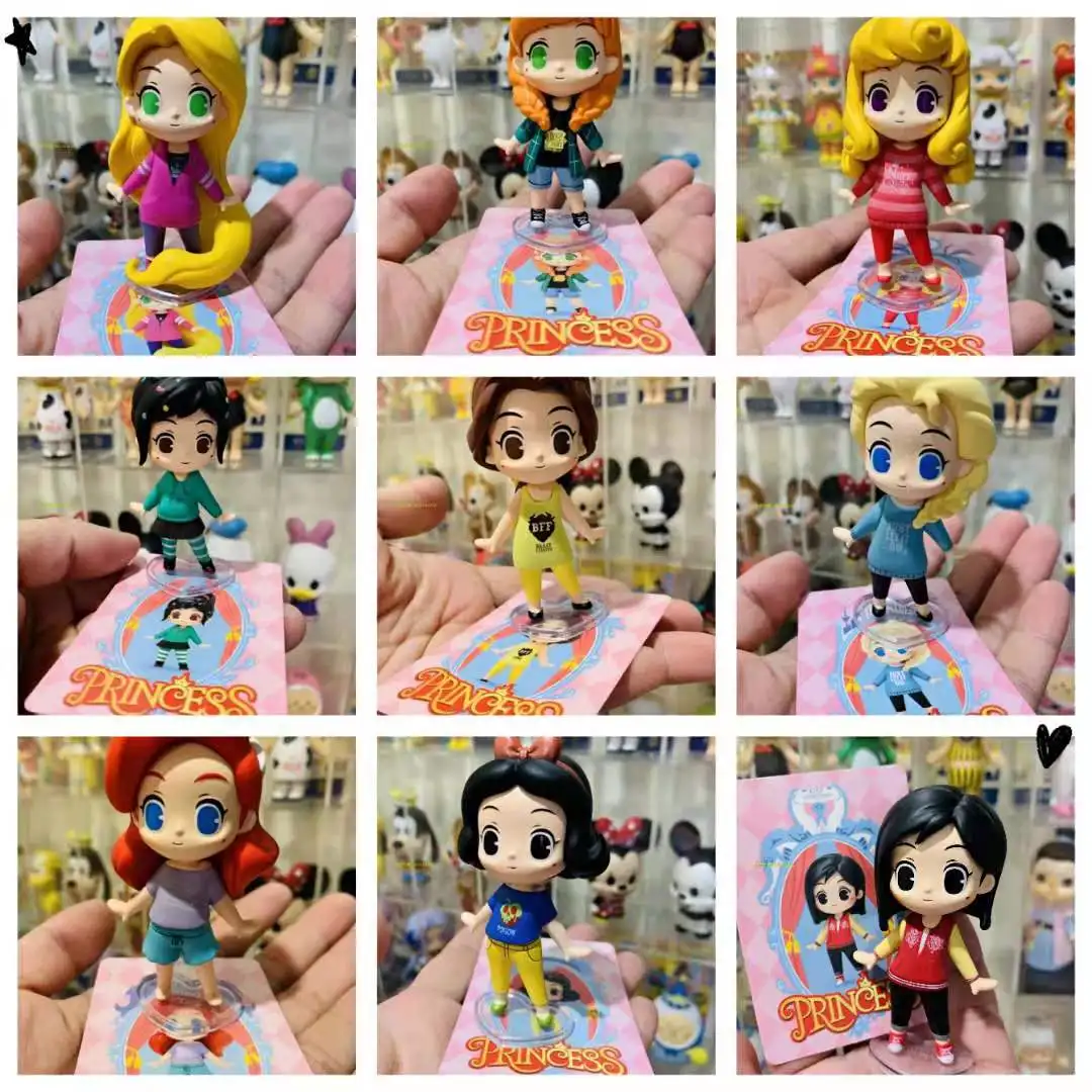 

Disney Princess Series Ariel Belle Rapunzel Blind Box Doll Model Toy Movie & TV PVC Finished Goods Collection Ornaments