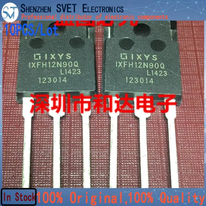

10PCS/Lot IXFH12N90Q MOS TO-247 900V 12A New Imported Original 100%Test In Stock Fast Ship