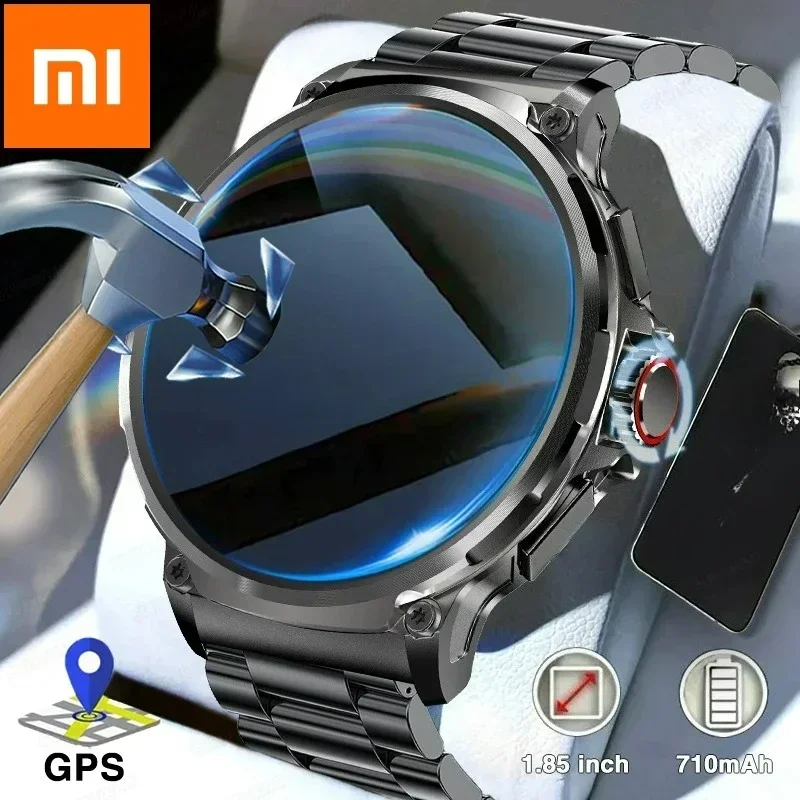 

Xiaomi 6811 Спортивные фитнес-умные часы для Huawei 1,85-дюймовые ультра HD AMOLED Смарт-часы Мужчины GPS Bluetooth Вызов 710 мАч Аккумулятор Новый