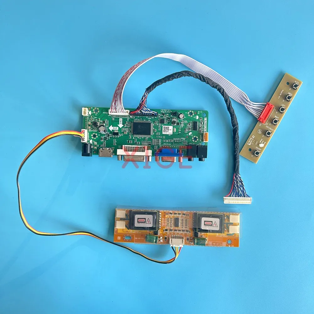 

For HT190WG1 LM190WX1 LTM190M2 M190PW01 Controller Driver Board DVI VGA LVDS-30Pin Kit 4CCFL HDMI-Compatible LCD Matrix 1440*900