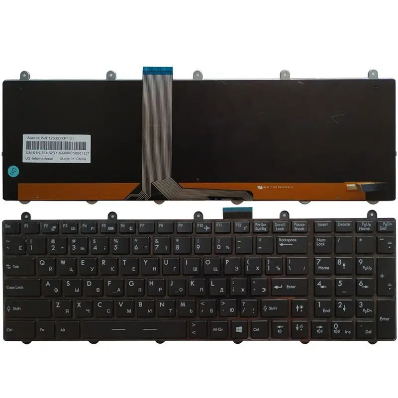 

XIN-Ru-US Backlit Laptop Keyboard For MSI GE60 GT70 GE70 GT60 MS-1755 MS-1756 GE60 GT70 GE70 GT60 2PL MS-16GA MS-16GH MS-16GF