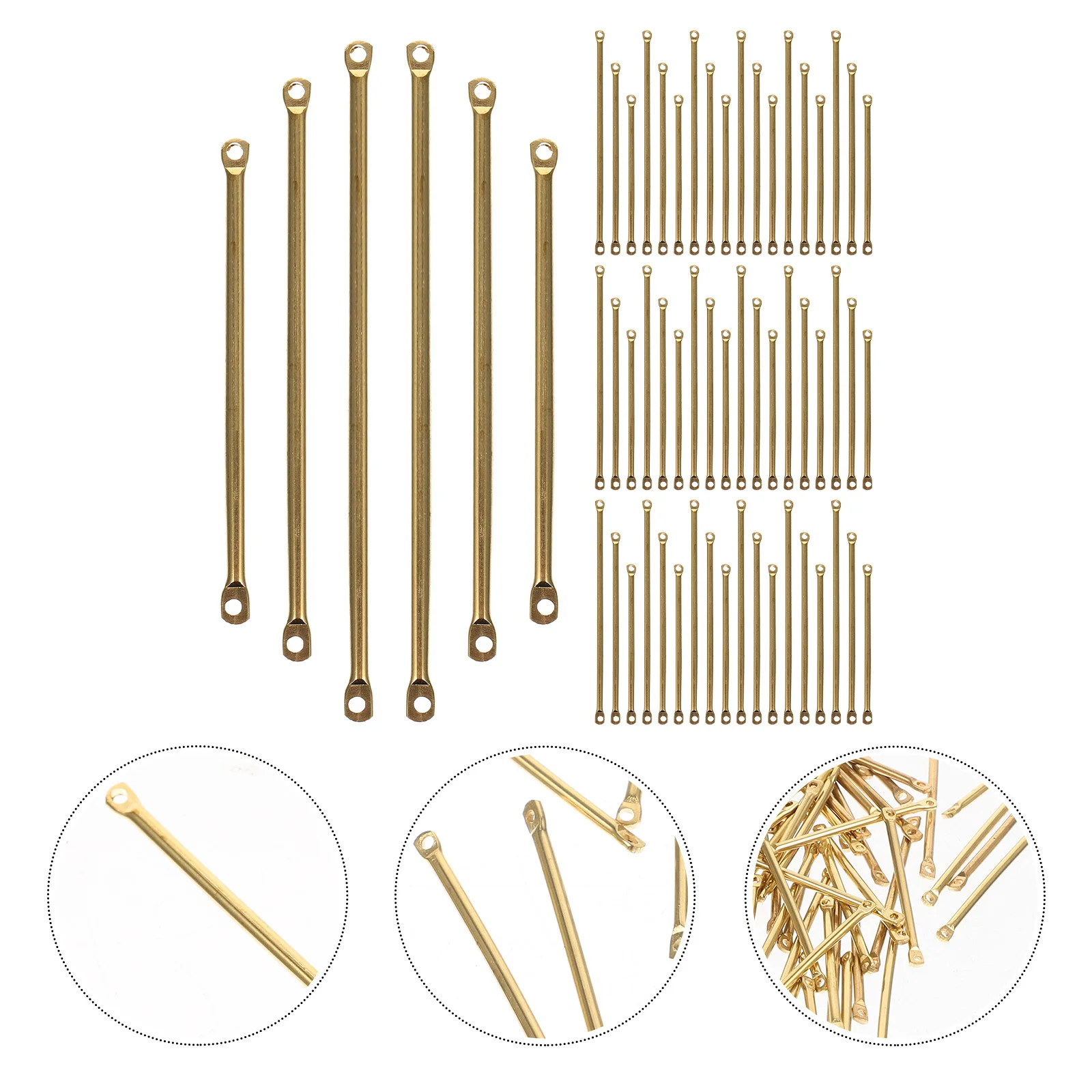 

150 шт., ожерелье, подвески, ювелирные изделия, звенья, медный разъем «сделай сам», для браслета, сережек, аксессуары для рукоделия, принадлежности