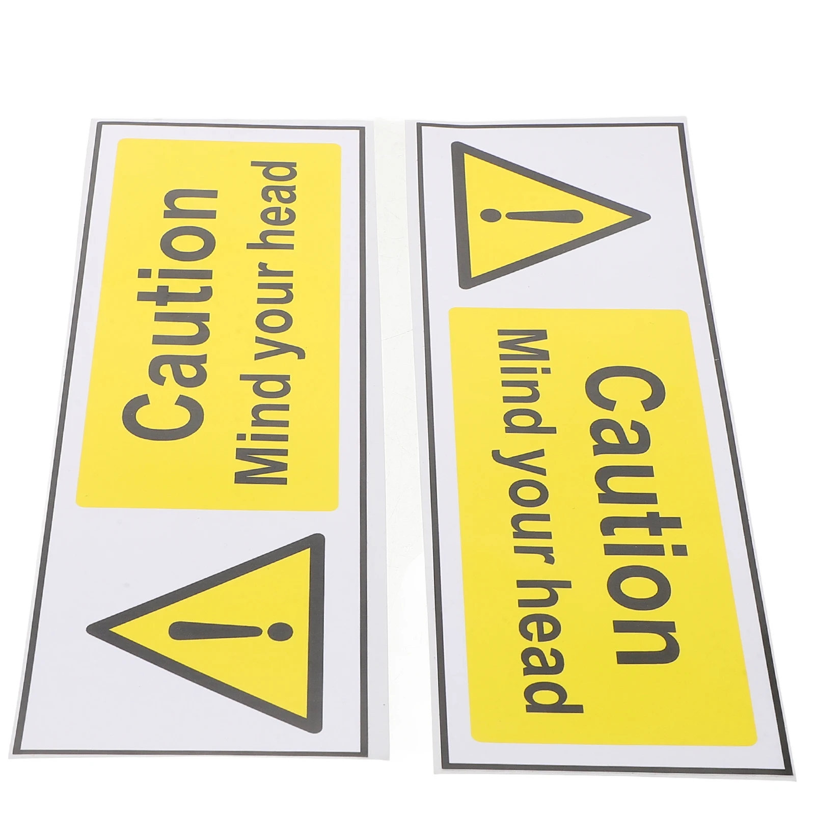 Safety Warning Stickers Security Signs Labels For Factory Machinery Decals Self Adhesive Watch Your Head Basement Stairs