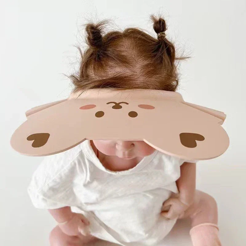 

Adjustable Baby Shampoo Cap Soft Hair Wash Hat for Kids Bathing Shower Ear Hair Hat for 0-6 Years Children Head Cover Cap