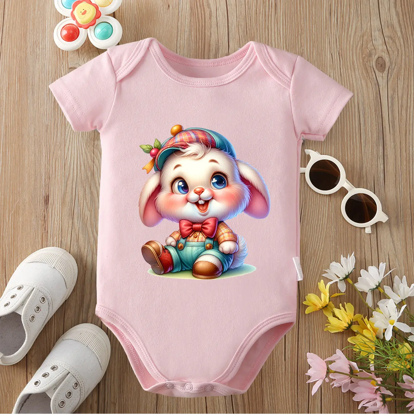 

Pure Cotton Cloths Cute Baby Like Smile Exquisite Print Comfortable Onesie Bodysuit for Baby Jumpsuit for 0 To 12 Months Newborn