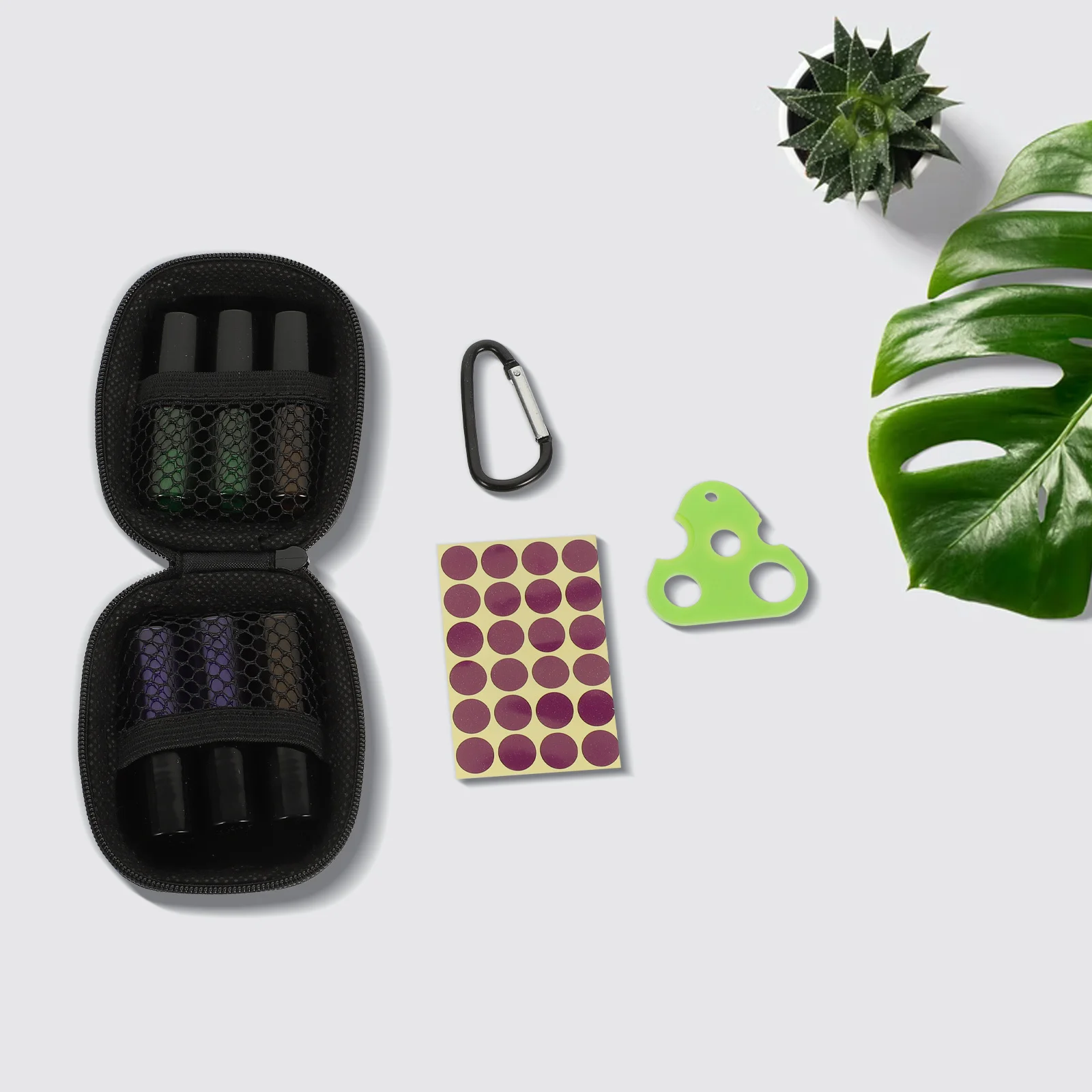 1 ชุดขวดน้ำหอมแบบลูกกลิ้งแก้ววัสดุหนาเรียบเหมาะสำหรับการจัดเก็บน้ำมันหอมระเหยแบบพกพาและสะดวกในการใช้งาน