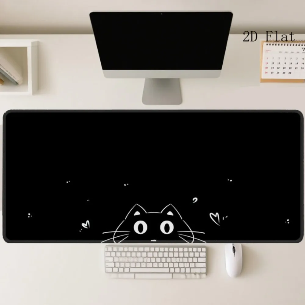 Snowflake mouse pad, a gift for gaming enthusiasts, black gaming mouse pad accesorios para escritorio pc accessories