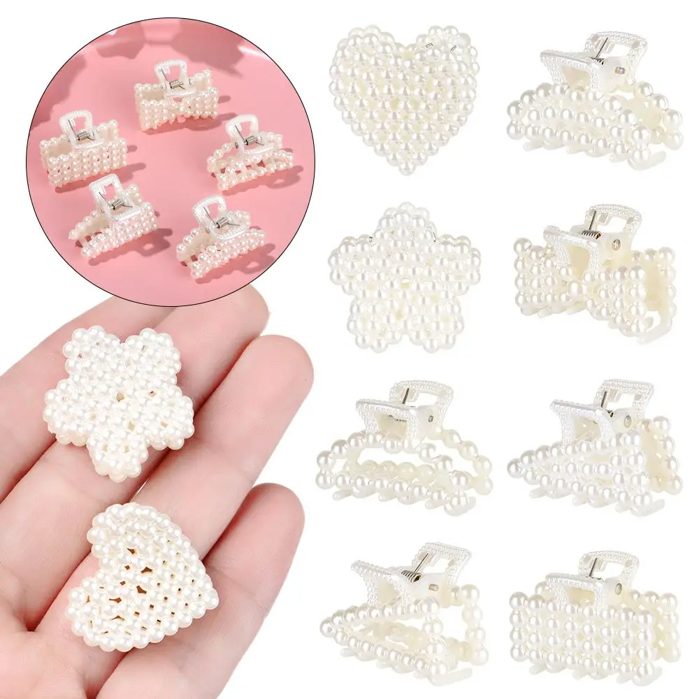 Elegant Styling Tools Headwear Party Accessories Pearl White Color Hair Pins Barrettes Pearl Hairgrip Hair Claws