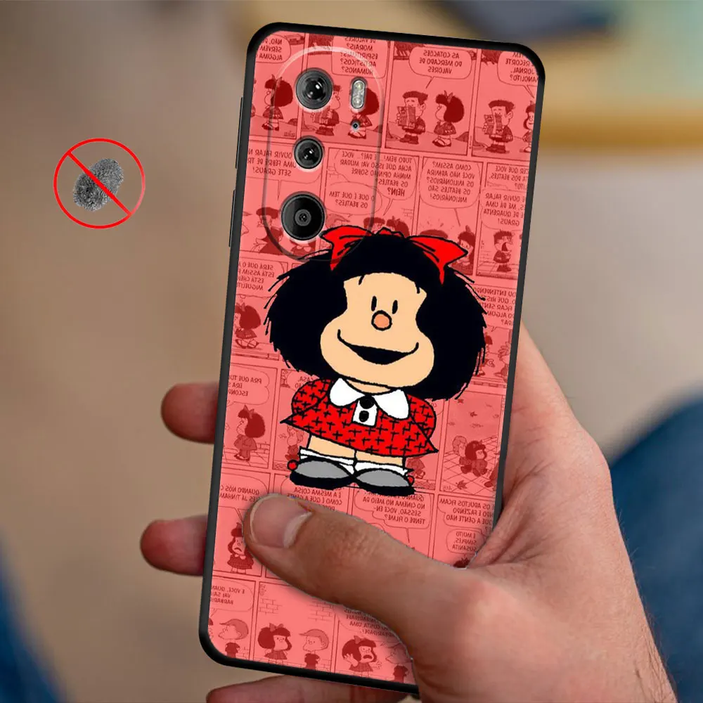 Mafalda For Moto G9 Power G30 G30 One Fusion Plus G20 G60s G60 G8 Lite G200 5G G31 G51 G22 Hyper G71 TPU Original Phone Case