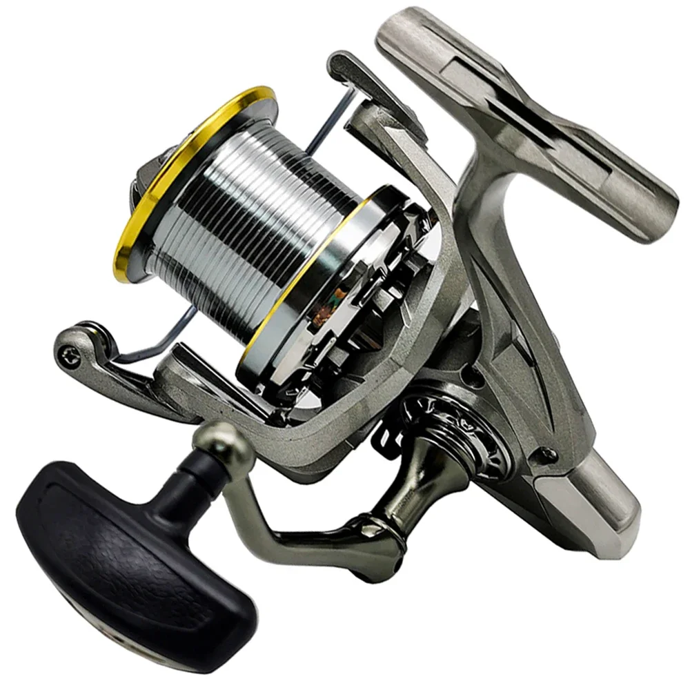 High Speed 4.8:1 Metal Spool Spinning Fishing Reel 8000 9000 10000 12000 14000 Super Power 20KG Big Reel Saltwater Fresh Water