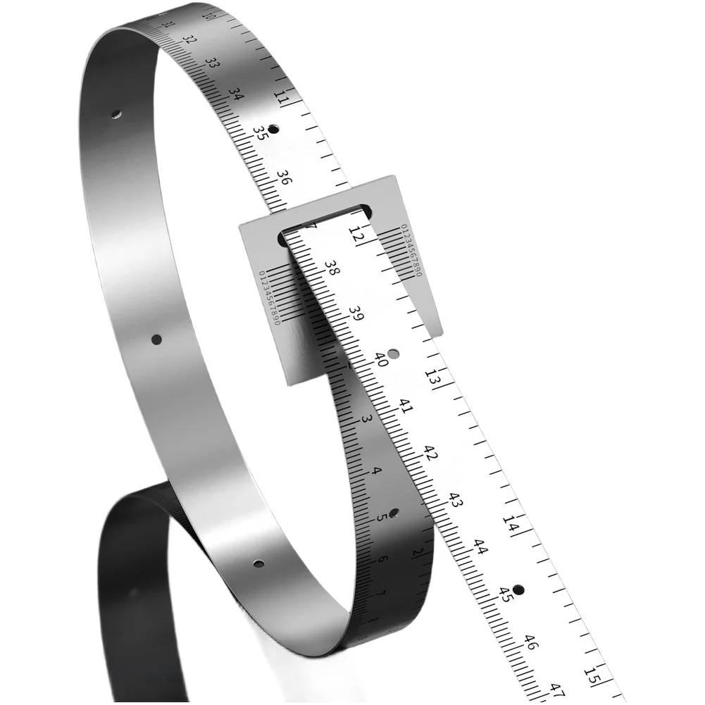 Stainless Steel Pi Feet Tape Measure 0-650mm 0-1000mm for Pipes Wheels Flower Pots Furniture Tree Trunks Sizing