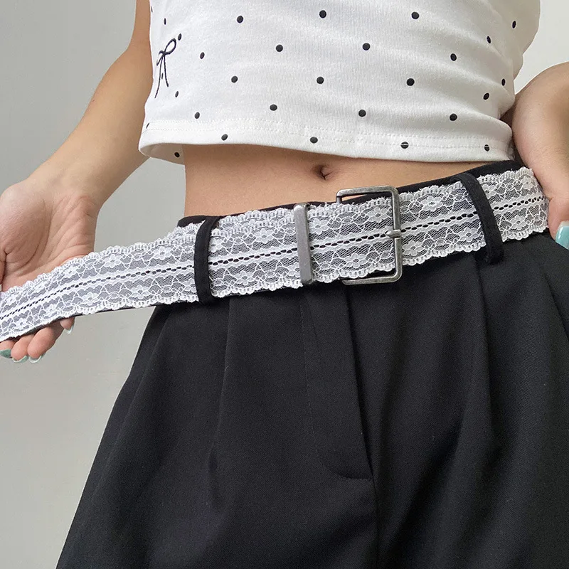 

Lace belt for women, 2025 new style, paired with skirt, high-end, retro waist accessories, pure desire, temperament, trendy belt