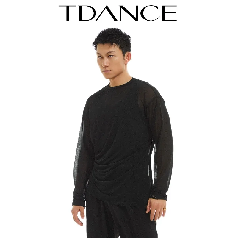 TDANCE – robe d'entraînement de danse latine personnalisée pour hommes et femmes, [couverture de fil], Performance empilée, légère, pour adultes, BS-30