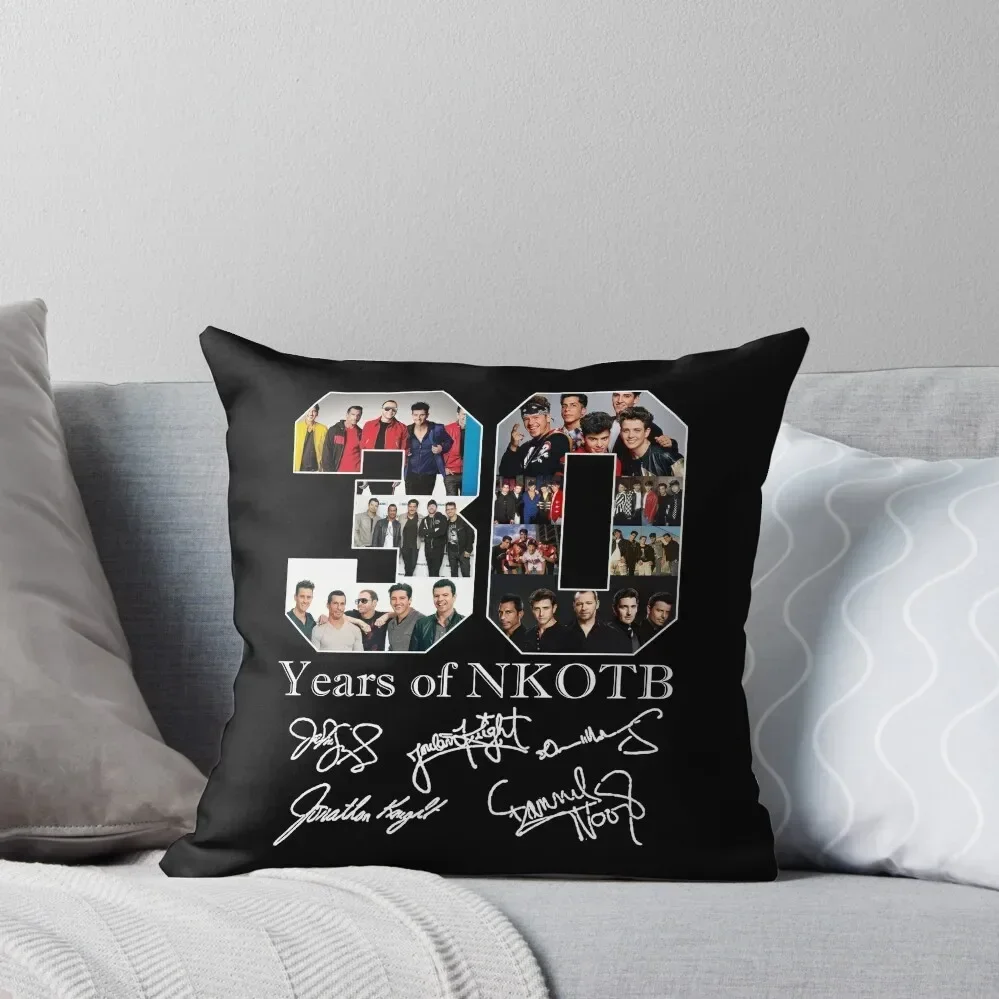 

30 Years of NKOTB Throw Pillow Cushions Decorative Cushion Cover pillow