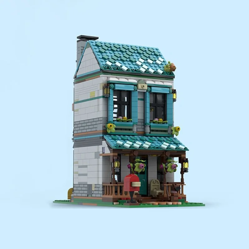 1511pcs MOC Cozier Thuis Gemodulared Model Bouwstenen Speelgoed Architectuur Monteren Creatieve Baksteen Kinderen Kerstcadeaus Verjaardag