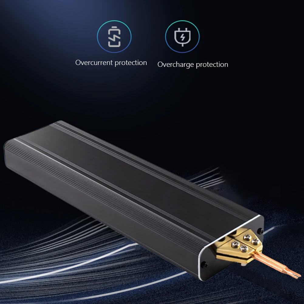 

Портативный точечный сварочный аппарат 5000 мАч, ручной инструмент для точечной сварки и ремонта, для аккумуляторов 18650 и никелевых полос 0,1-0,2 мм