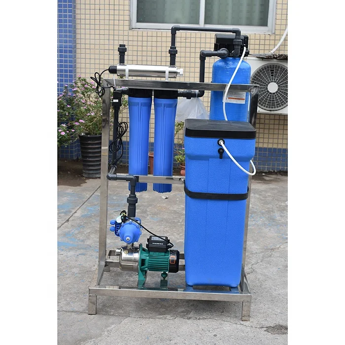 500LPH Automatic Water Treatment Hard Water Softener Plant