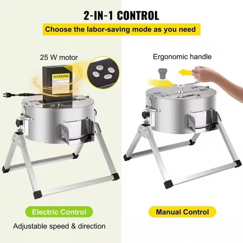 Leaf Trimmer 16 inch Electric and Manual Hydroponic Dry or Wet Plant Trimming Machine Twisted Spin Cut for Flowers, Leaves