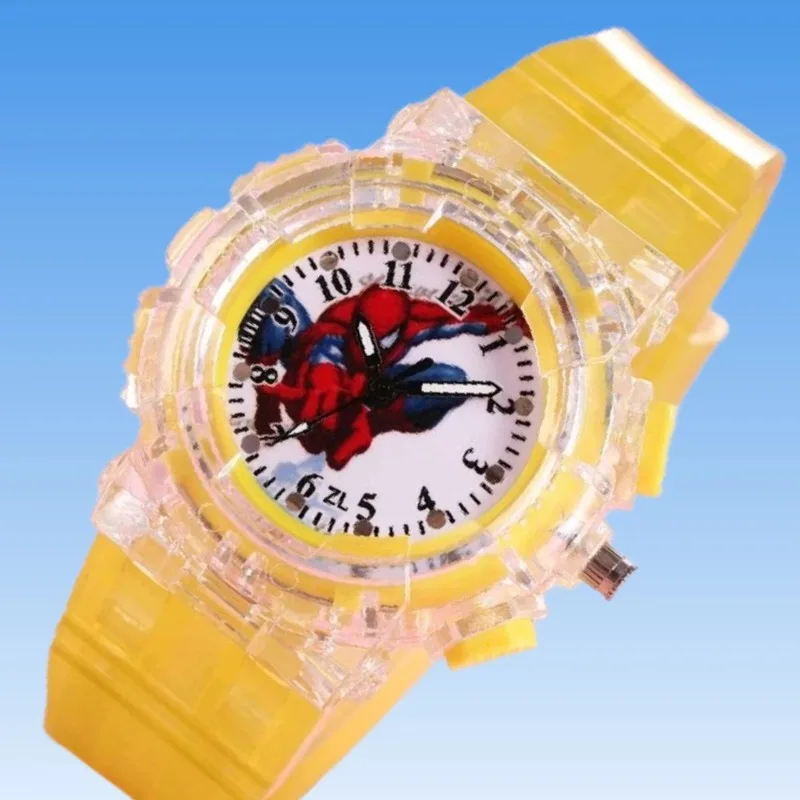 ساعة Marvel Spider-Man للأطفال - ساعة يد رائعة وأنيقة ومتينة، هدية رائعة للأولاد والبنات