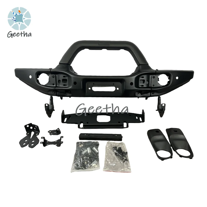 

High Quality Wholesale Custom Cheap Long Front Bumper Jeeps Jk Bumpers for 2020 jeep wrangler jeep wrangler Jk Accessories Body