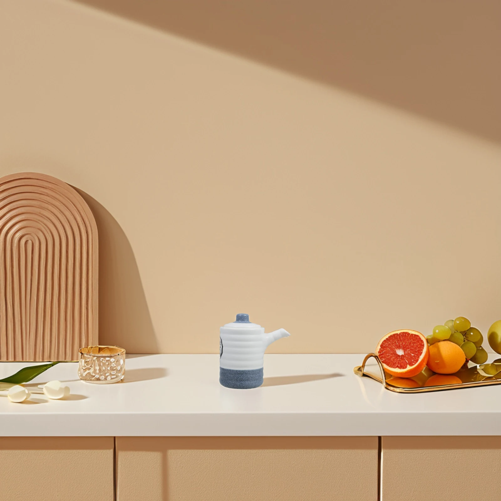 

Japanese Style Ceramic Sauce Dispenser Soy Sauce Vinegar Bottle for Kitchen Cooking Oil Vinegar Dispenser Home Restaurant Use