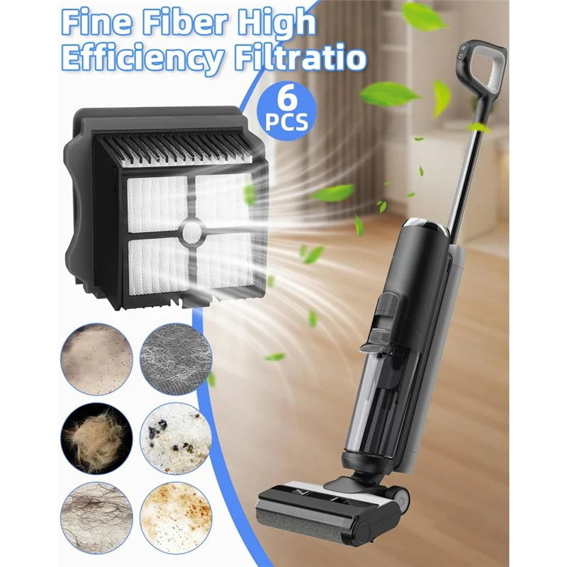 Filter ABVI-HEPA untuk Tineco Ifloor 3/Lantai Satu S3/Lantai Satu S5/S5 Pro/S5 Pro 2/S5 Set Aksesori Ekstrim