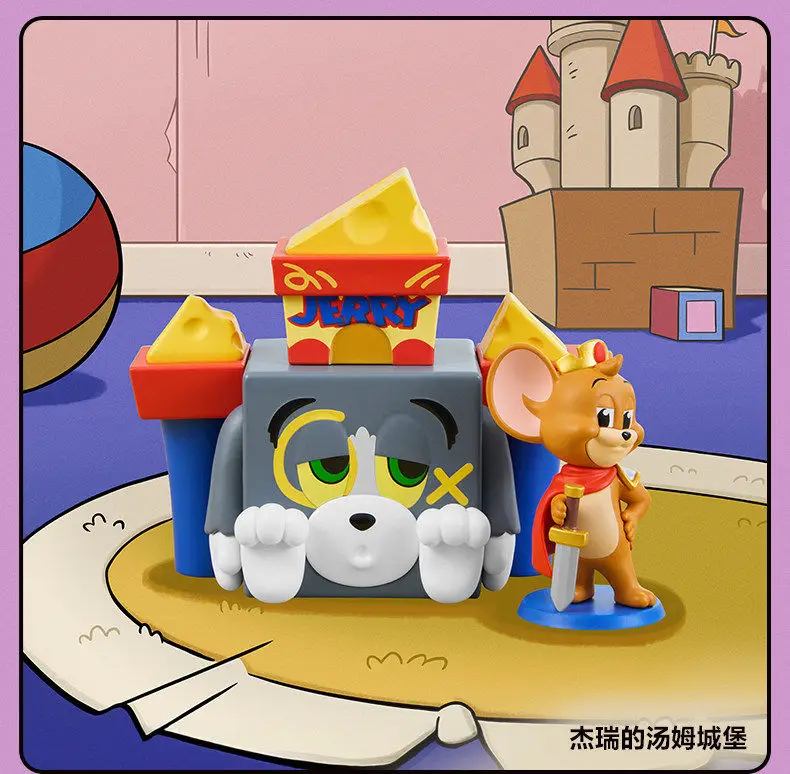 Original POPMART Tom und Jerry Mischief Land Serie Blind Box Sammlerstück Desktop-Ornament Actionfiguren Modelle Spielzeug Geburtstagsgeschenk – Detail 11