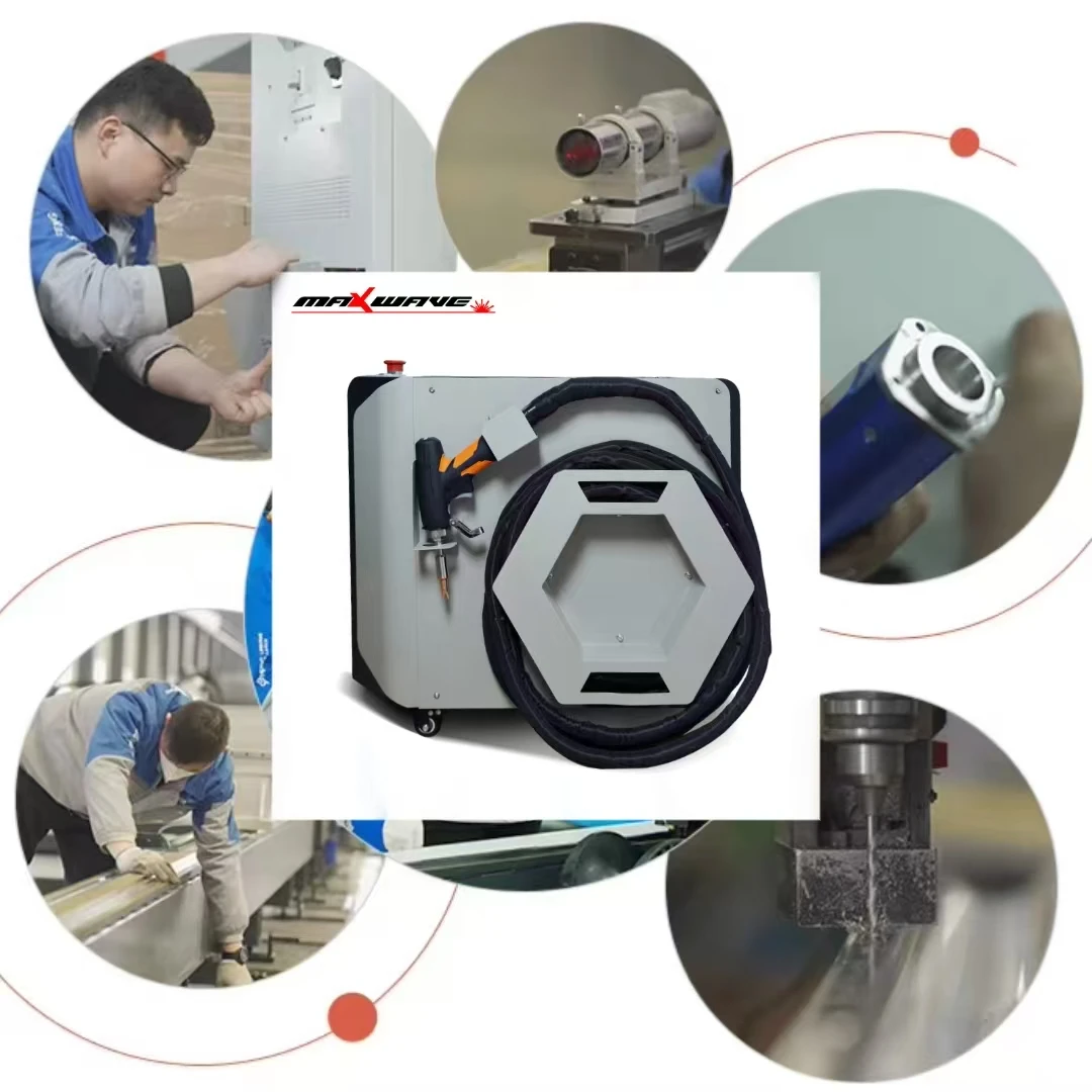 

Fiber Laser Welding Machine Maxwave Handheld Multi Function For Metal Works Welding Cleaning Cutting Seam Cleaning Raycus MAX