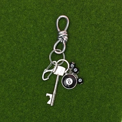 Twists Metal Carabiner Key Chain Aesthetic Luxury Bottle Opener Black 8 Backpack Pendant Accessories Fashion Gift Keychain