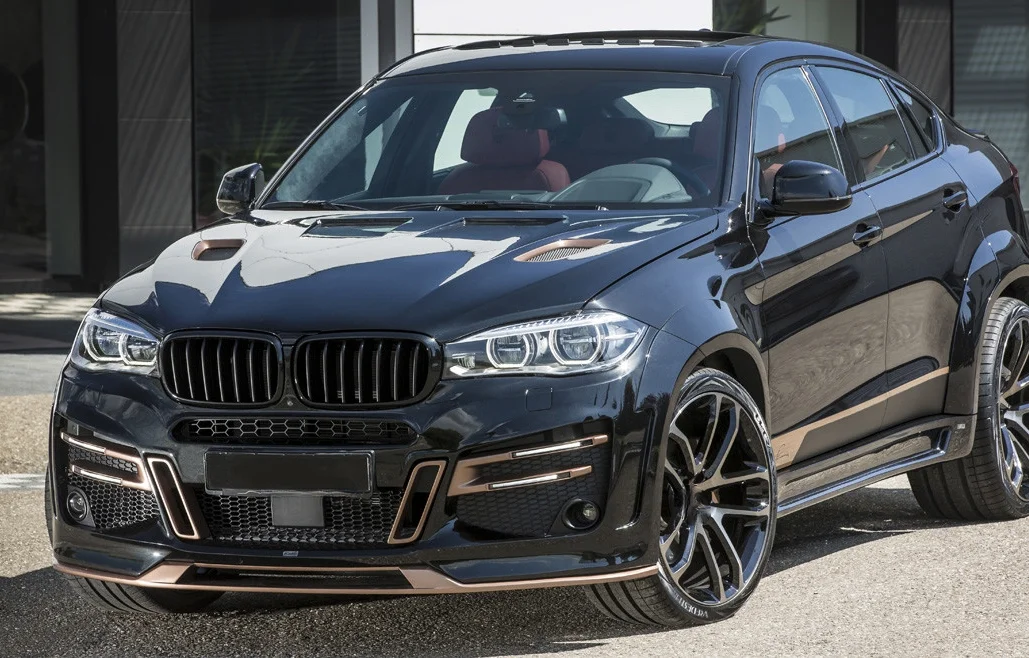 Cappe per auto kit carrozzeria paraurti per auto in vera fibra di carbonio di alta qualità per F16 X6