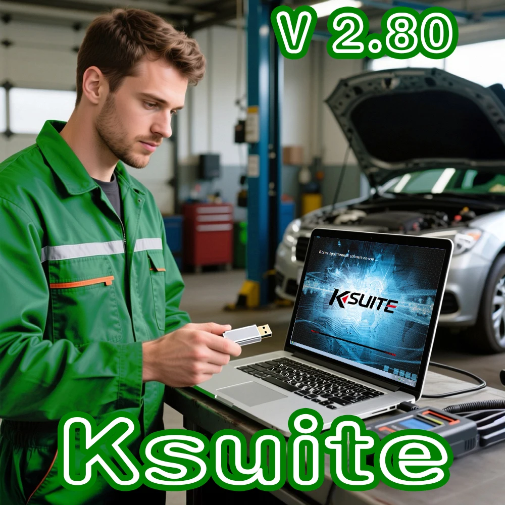 Ksuite-el software más nuevo de 2,80, funciona con K E S V2 V5.017 para coches/camiones/Bicicletas/Tractros, velocidad de funcionamiento optimizada,