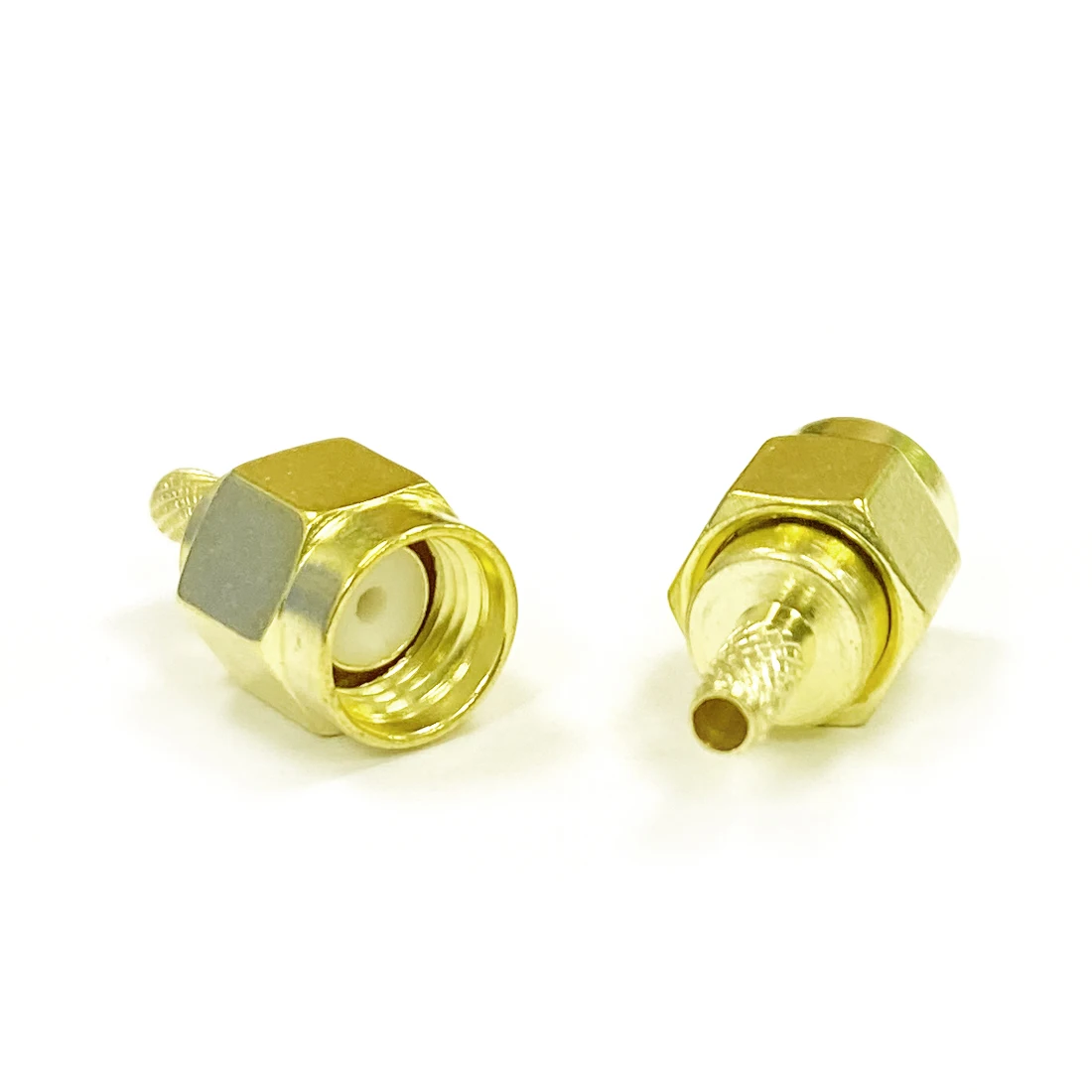 Veel 10 Stuks Sma Mannelijke Stekker Rf Coax Connector Crimp Rg316 Rg174 Lmr100 Kabel Terminal Rechte Goudplated Nieuwe Groothandel