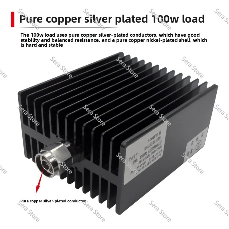 200W Dummy Load N-Type Coaxial Load, DC-3GHz 50 Ohm RF Terminal Dummy Load Authentic