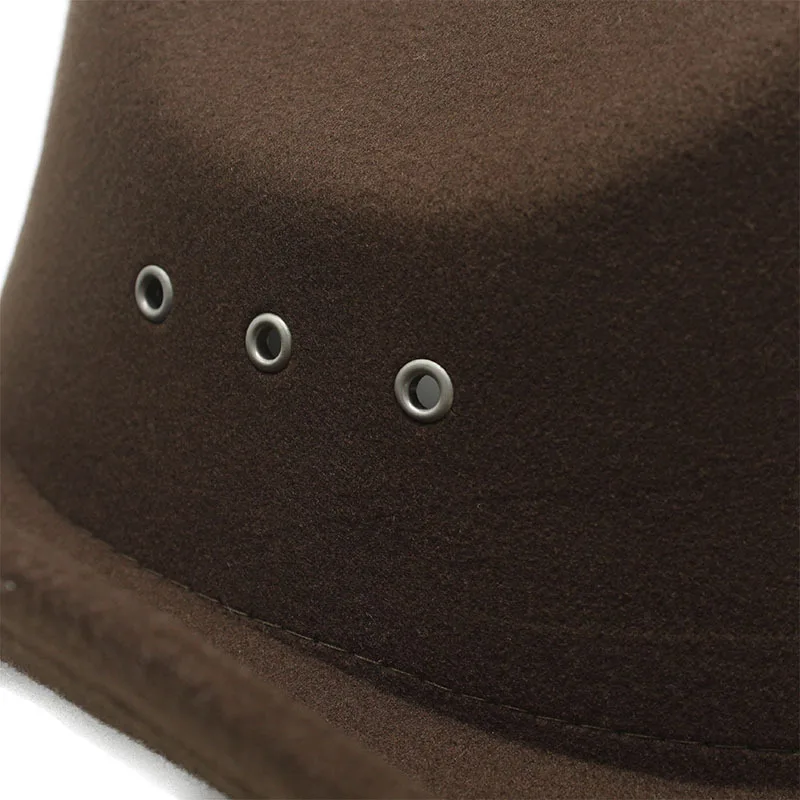 Vintage grenzüberschreitender Western-Cowboyhut Big-Edge Gentleman Cowgirl Jazz Hüte Feiertage Party Cosplay Cap Sombrero Hombre – Detail 15
