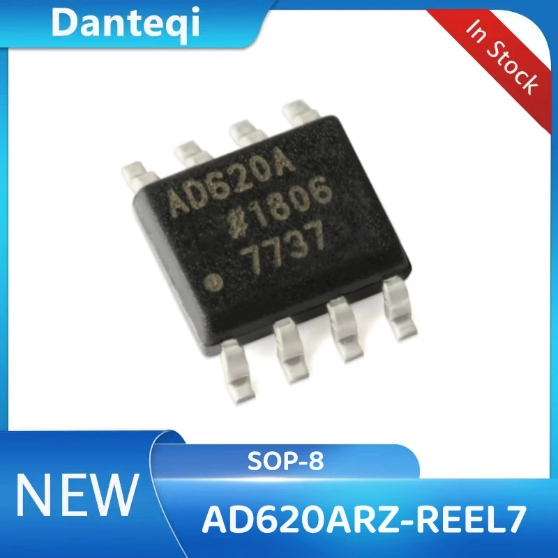 2PCS~5PCS/LOT AD620 AD620A AD620AR AD620ARZ AD620ARZ-REEL7 SOP-8 Chipset