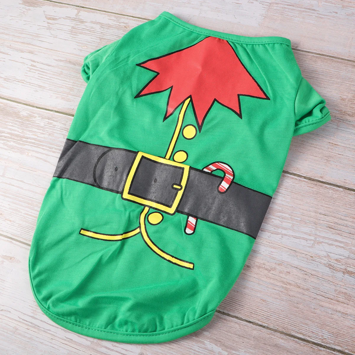 

Clothes Pet Coat Stylish Puppy Outfit Costume Soft Material Comfortable Texture Fashion Christmas Themed Design Perfect Walking