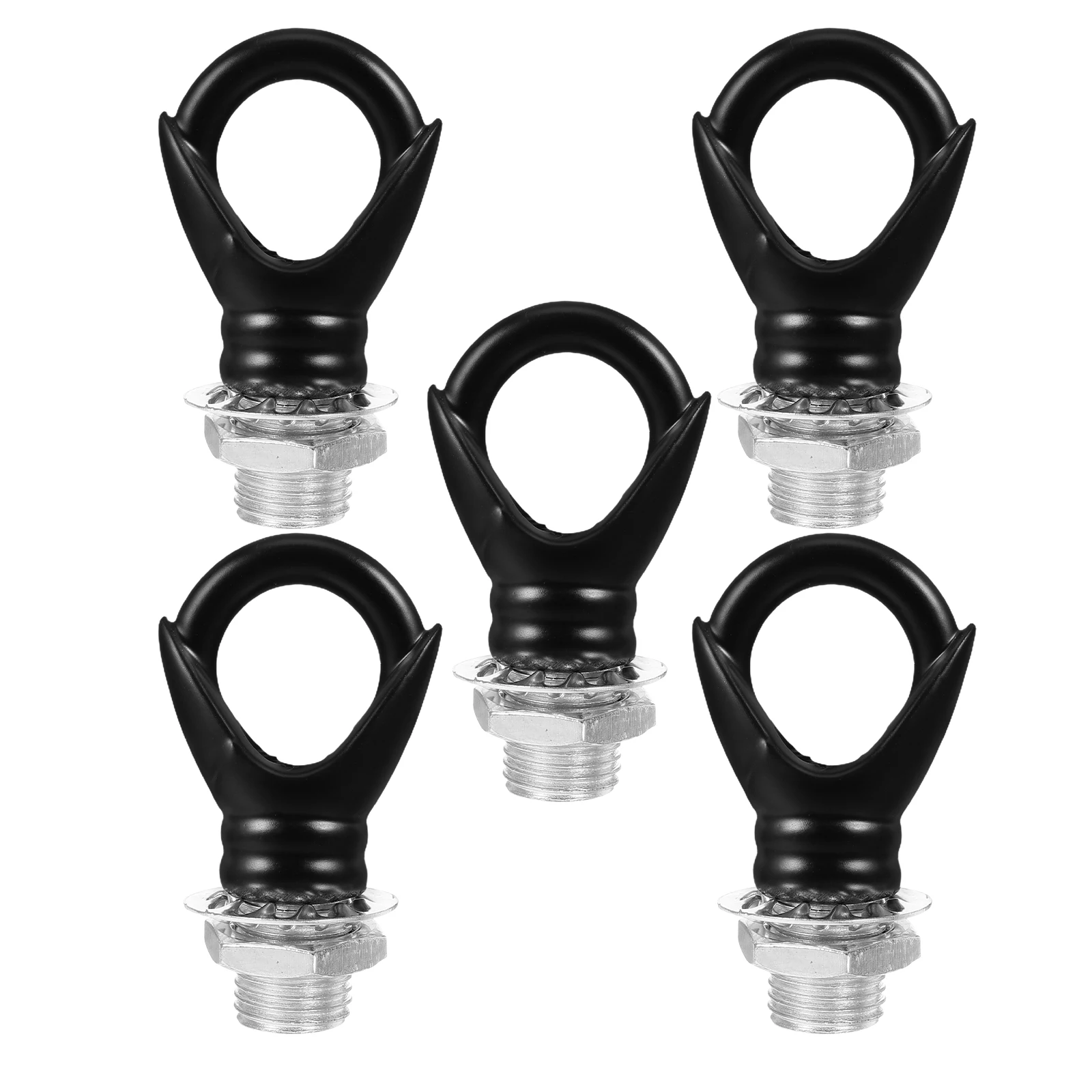 

5 Pcs Lamp Birdcage Flower Basket Loop Fixture Garden Hanging Hooks Ceiling Plant Hangers Holder
