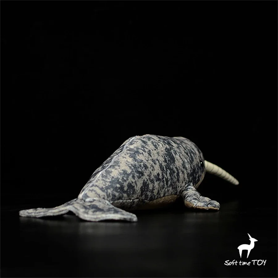 Narwhal Plush Toy High Fidelity Narwhale Plushie Whale Peluche Lifelike Stuffed Animals Simulation Doll Kawai Toy Gifts For Kids