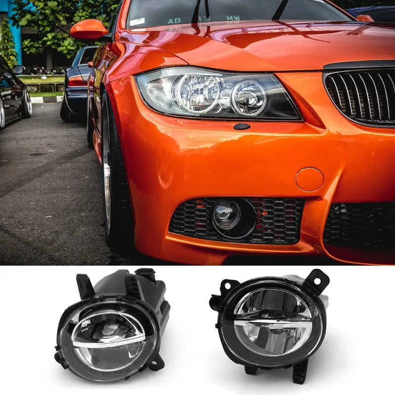 63177248911 63177248912  Car Front 1 Pair LED Fog Light Fog Lamp DRL Driving Lamp For BMW F20 F22 F30 F35