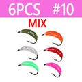 6 piezas de tamaño MIX 10