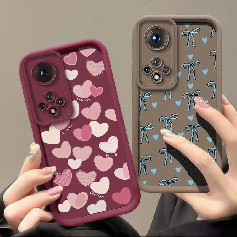 حافظة لهاتف هواوي نوفا 7i 10 9 SE 7 Pro 5i Y90 Y70 Plus حافظة لهاتف هواوي نوفا 7i 10 9 SE 7 Pro 5i Y90 Y70 Plus غطاء غير لامع مطبوع عليه قلب
