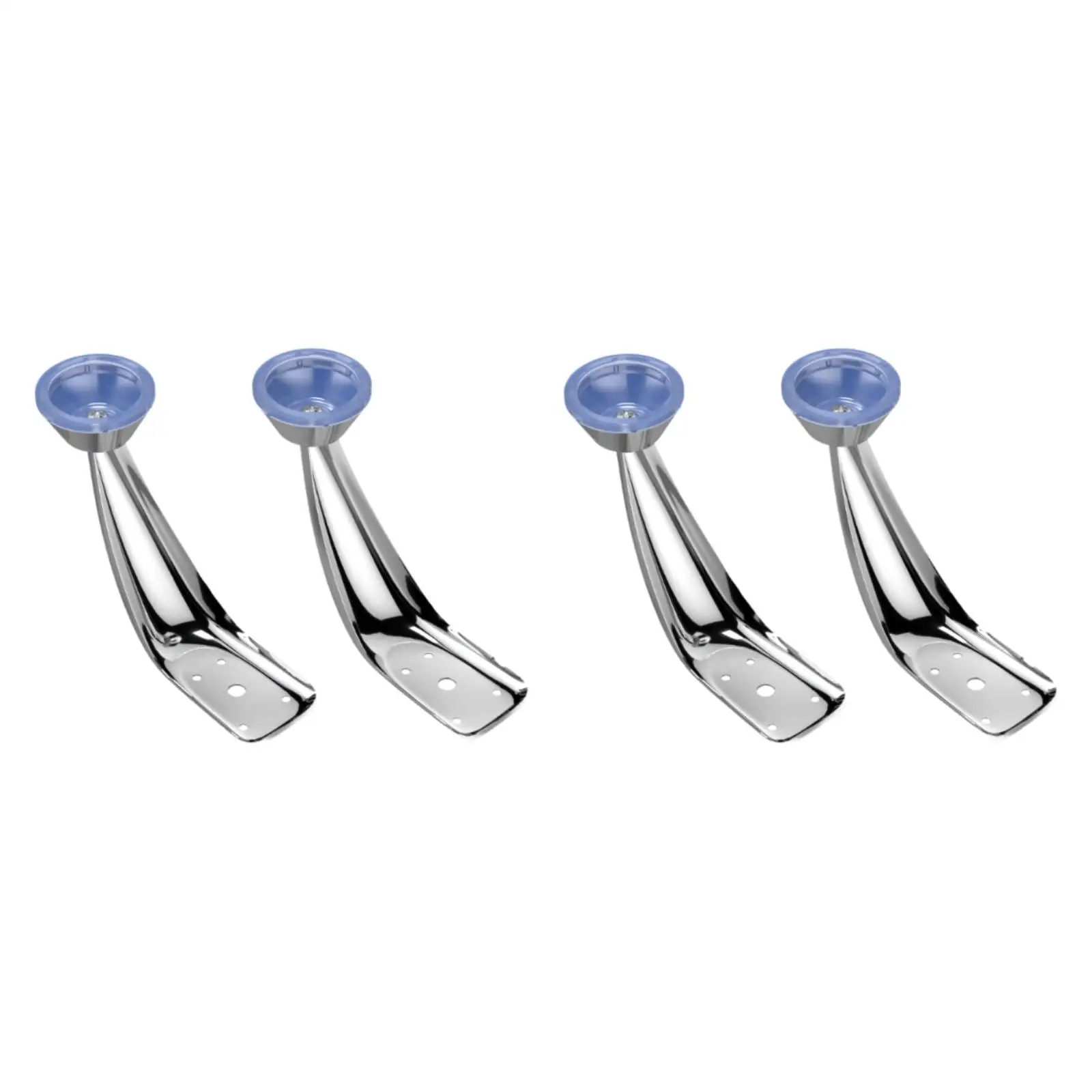 4x Furniture Legs Support Easy Installation Metal Furniture Feet Sofa Footstool Legs for Cabinets Sofas Office Beds Bedroom