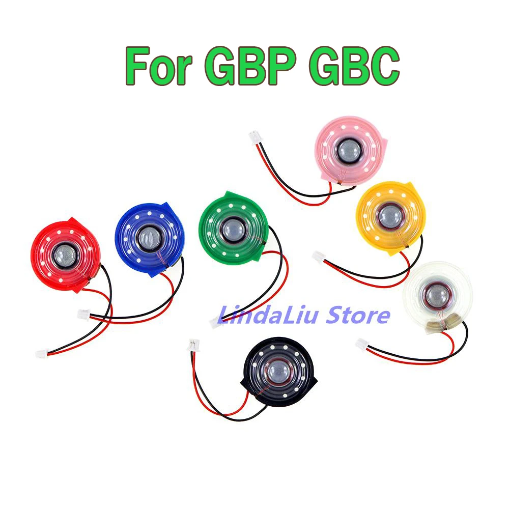 

10pcs Colorful Sound Speaker With Cable Replacement For Gameboy Color Pocket For GBC GBP Loudspeaker Game Accessory